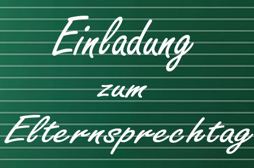 Einladung zum Elternsprechtag